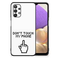 Samsung Galaxy A32 5G | Telefoon Hoesje | Finger Don&apos;t Touch My Phone