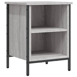 The Living Store - Schoenenkast - 38 x 35 x 50 cm - Grijs Sonoma Eiken