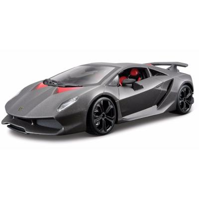 Modelauto - Lamborghini Sesto Elemento - grijs - schaal 1:24 - speelgoedauto
