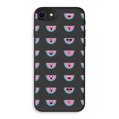Smiley watermeloenprint: iPhone SE 2020 Biologisch afbreekbaar hoesje