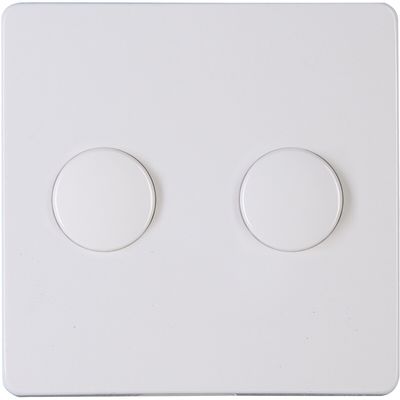 KOPP - Afdekplaat/Centraalplaat - Paris HK05 - DUO Dimmer - Arctic Glans Wit