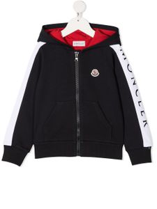 Moncler Enfant hoodie zippé colour block - Bleu