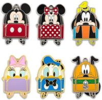 Disney by Loungefly Enamel Pins Sensational Six Character Backpacks 3 cm Display (12) - thumbnail