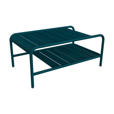 Fermob Luxembourg tuintafel laag 90x55 cm Acapulco Blue