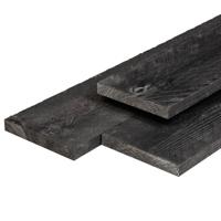 Plank douglas zwart geimpregneerd 1,6x14,0x400 cm Tuindeco - Tuindeco