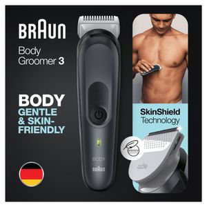Braun BodyGroomer 3 BG3340 Zwart, Grijs