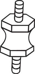 Rubberstrip, uitlaatsysteem 255627