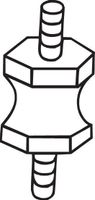 Rubberstrip, uitlaatsysteem 255627