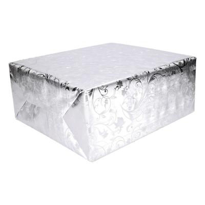 Luxe kerst inpakpapier - Set van 3x stuks - op rol - 500 x 76 cm - barok design - cadeaupapier - ker