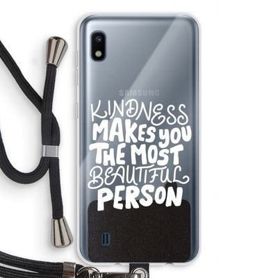 The prettiest: Samsung Galaxy A10 Transparant Hoesje met koord