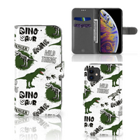 Telefoonhoesje met Pasjes voor Apple iPhone 11 Dinosaurus