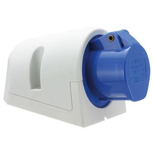 CEE Wandcontactdoos 16A 250V 3-polig IP44 Keraf