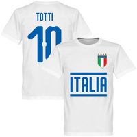Italië Totti 10 Team T-Shirt