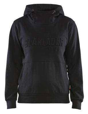 Blåkläder Dames hoodie 3D 35601158 | Zwart | Maat M - 7330509771464