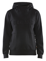 Blåkläder Dames hoodie 3D 35601158 | Zwart | Maat 3XL - 7330509771440