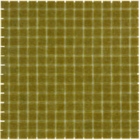 The Mosaic Factory Amsterdam Mozaiek Tegel Vierkant - Licht Bruin Glas Basic 322x322 mm