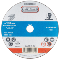 Connex slijpschijf metaal 180mm - cox938002