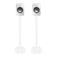 Vebos standaard KEF LSX wit set XS (60cm) Vebos standaard KEF LSX wit set XS (60cm)
