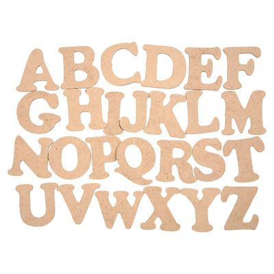 Creativ Company Houten letters a-z, 26st.