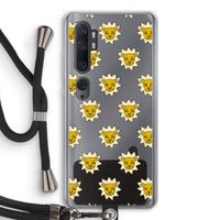 Leeuwenkoppen: Xiaomi Mi Note 10 Transparant Hoesje met koord