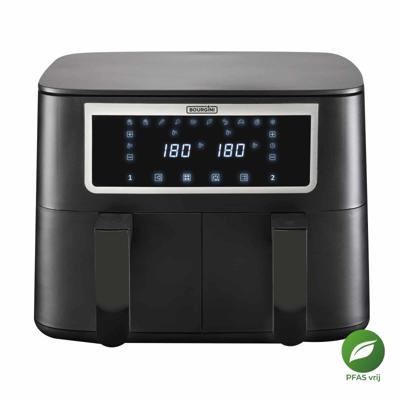 Duo Airfryer 8.0L - 2x 4.0L - Zwart