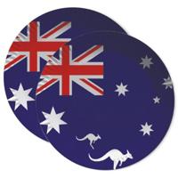 Australie vlag thema wegwerp bordjes 40x stuks
