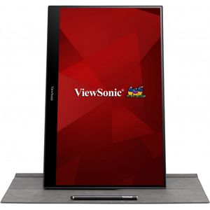 Viewsonic TD1655 LED-monitor Energielabel C (A - G) 39.6 cm (15.6 inch) 1920 x 1080 Pixel 16:9 6.5 ms USB-C, Mini-HDMI, Audio, stereo (3.5 mm jackplug) IPS LED