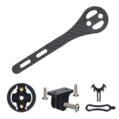 TOSEEK volledige Carbon Fiber weg fiets code tabel houder voor Bryton serie (matte)