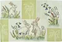 Sander Sander placemat Bunnies Patch 32x48 Fb. 40 - Multi
