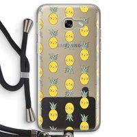 Ananas: Samsung Galaxy A5 (2017) Transparant Hoesje met koord