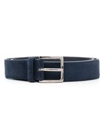 Orciani buckle-fastening suede belt - Bleu