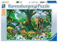 Kinderpuzzel Jungle - Dieren over de wereld - Animals of the World | Ravensburger - thumbnail