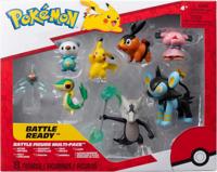 Pokemon Battle Figure - Multi Pack (Tepig, Oshawott, Snivy with Stand, Rotom with Stand, Pikachu, Snubull, Alolan Marowak, Luxio