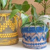 Yarn and Colors Boho Plant Baskets Haakpakket