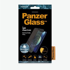 PanzerGlass Privacy CF iPhone 12 Mini Screenprotector - Zwart