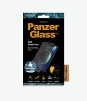 PanzerGlass Privacy CF iPhone 12 Mini Screenprotector - Zwart