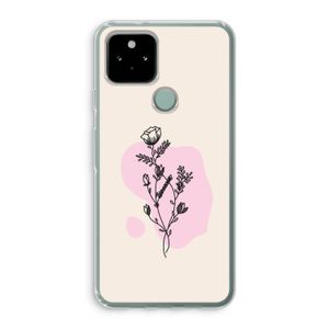 Roses are red: Google Pixel 5 Transparant Hoesje