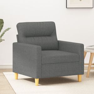 Fauteuil 60 cm stof donkergrijs