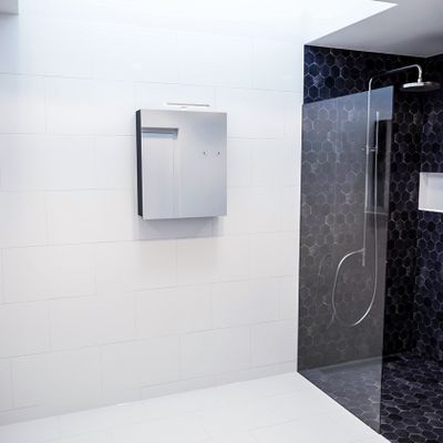 Spiegelkast Vico Cube | 60x70 cm | 1 Deur | Zonder verlichting | Zwart