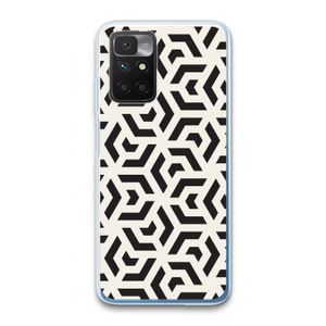 Crazy pattern: Xiaomi Redmi 10 Transparant Hoesje