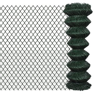Gaashek 1,25x15 m staal groen