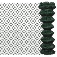 Gaashek 1,25x15 m staal groen