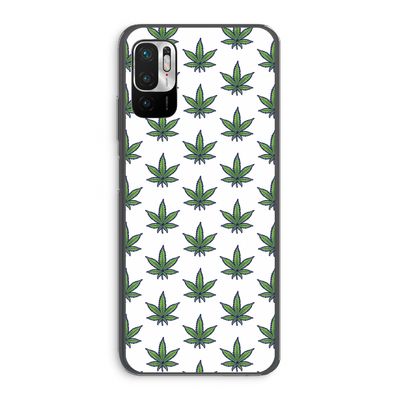 Weed: Xiaomi Redmi Note 10 5G Transparant Hoesje