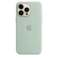 Apple Siliconenhoesje met MagSafe voor iPhone 14 Pro Max - Agavegroen telefoonhoesje - thumbnail