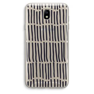 Moroccan stripes: Samsung Galaxy J7 (2017) Transparant Hoesje