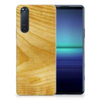 Sony Xperia 5II | Bumper Hoesje | Licht Hout
