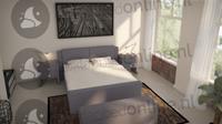 Opberg boxspring 200 x 210 cm- stofkleur 7011