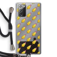 Waterijsjes: Samsung Galaxy Note 20 / Note 20 5G Transparant Hoesje met koord Waterijsjes: Samsung Galaxy Note 20 / Note 20 5G Transparant Hoesje met koord