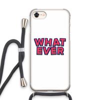 Whatever: iPhone 7 Transparant Hoesje met koord