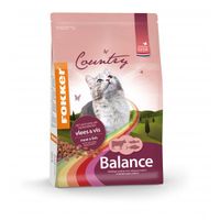 Fokker Country Balance met vlees en vis kattenvoer 2 x 10 kg - thumbnail